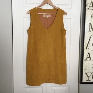 Pink Martini Suede-Style Dress